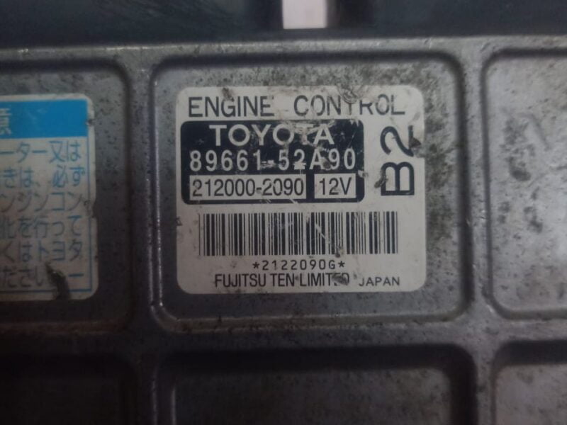 Computadora Toyota 89661-52A90, control de motor 8966152A90, nueva pieza original OEM