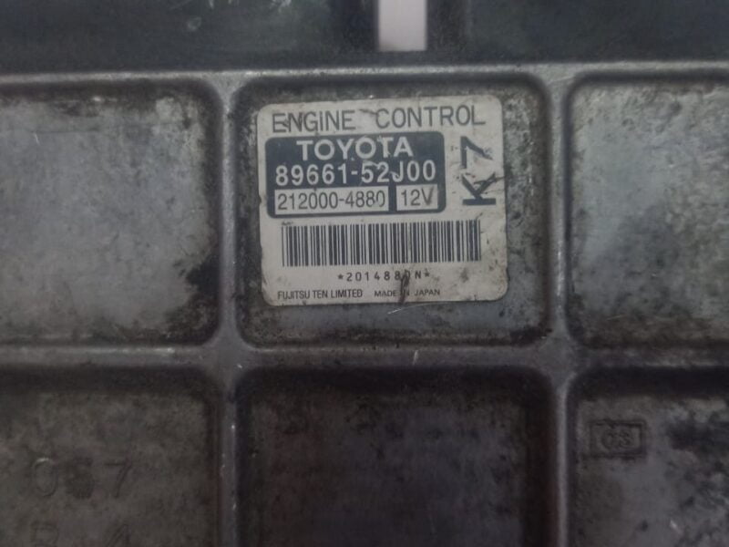 TOYOTA RACTIS I 2008 1.3 8966152J00 ENGINE CONTROL UNIT ECU